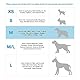 Worldwise B9-BHB-BLU-M Balance Hundegeschirr Leinenring Nacken, M, blau