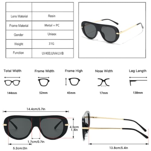 Lunettes de soleil rétro style punk aux finitions soignées - 2