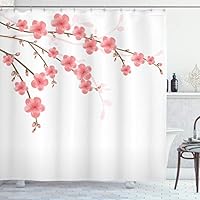 Tenda Da Doccia Femminile 'Credi Nei Tuoi Sogni' - Decorazione Bagno Con 12 Ganci, 175x200 Cm