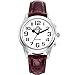 ViLoSa Talking Watch with Stainless Steel Strap for Blinds and Older German Talking Watch for Blind Announcement of Time, Date and Day of The Week, for Seniors, Bracelet
