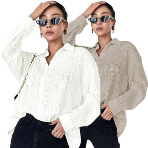 Image of Leriya Fashion Oversized Shirt for Women | Shirt for Women Stylish Western | Long Shirt for Women