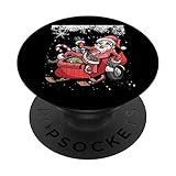 santa claus xmas carino buon natale babbo natale popsockets popgrip intercambiabile