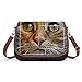 Sac à Main pour Femme en Cuir Sac à Bandoulière Imprime Sacs d'épaule Sacs Créateurs Originaux Elégant Casse-tête Chat