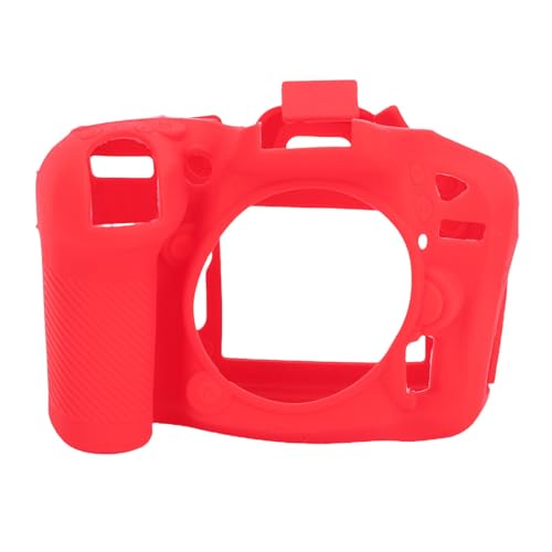 Funda de silicona para cámara Nikon D7200 en color rojo ligera 5