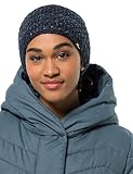 Jack Wolfskin Damen Highloft Knit Headband Women Winter Stirnband, Night Blue, M EU