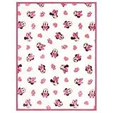 un doudou ふわふわ素材の ベビー毛布 85×115cm ディズニー ミニーマウス ニューマイヤー あったか素材 ブランケット NZ1914-B