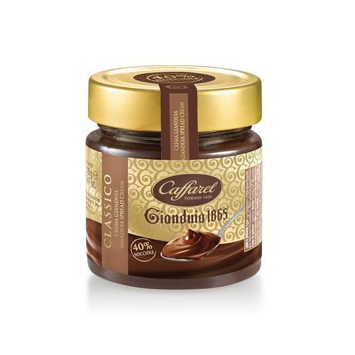 Caffarel Premium Gianduja 40 Prozent Nuss-Nougat-Crème, 1er Pack (1 x 210 g)