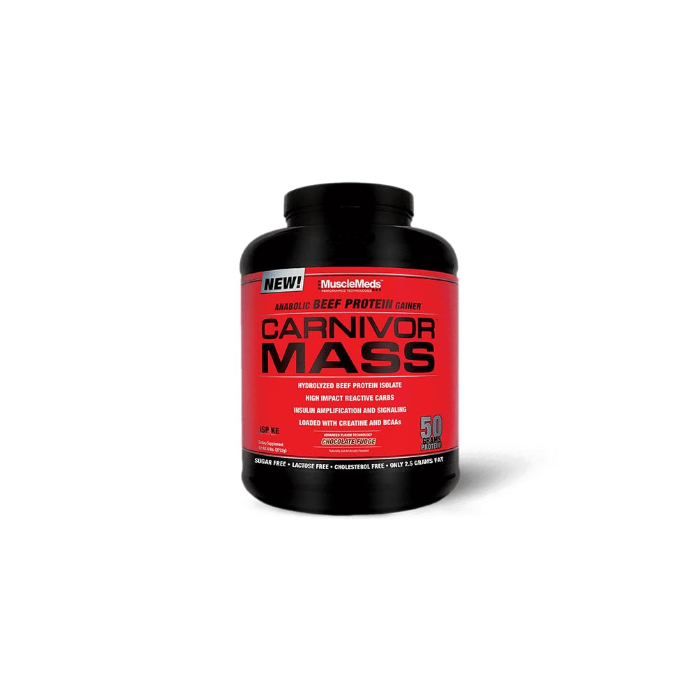 Musclemeds | Mass Carnivor (2,7kg) | Gainers | 1er Gainer de Bœuf au monde !