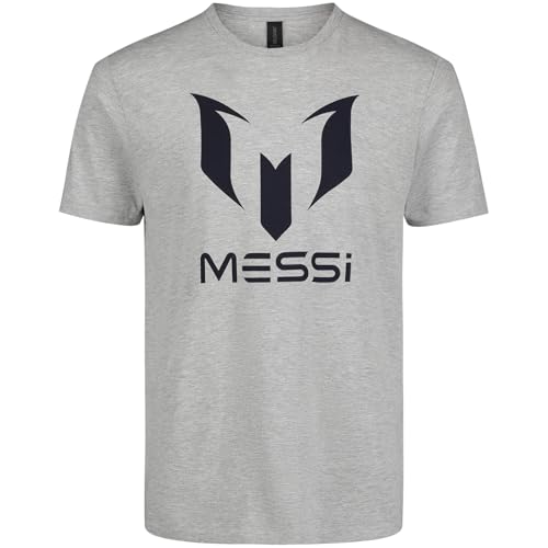 Image of Messi Men's Wingstar Logo Tee, Lifestyle Short Sleeve T-Shirt, Standard Fit with Graphic