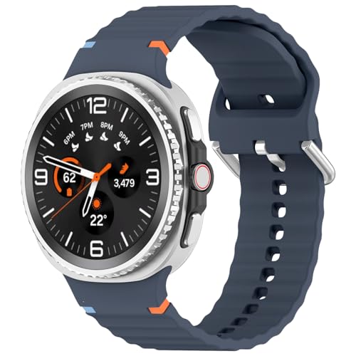 Watbro �M���b�v�Ȃ��E�F�[�u�X�^�C���o���h Samsung Galaxy Watch 8 40mm 44mm/Galaxy Watch 8 Classic 46mm�ɑΉ� �N�C�b�N�����[�X�V���R���\�t�g�X�|�[�c�E�H�b�`�o���h ���f�B�[�X �����Y
