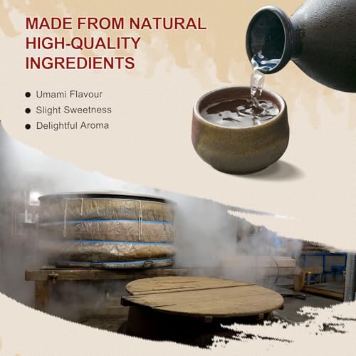 Image of 52USA Mirin Cooking Wine, Authentic Japanese Seasoning for Sauces, Marinades, and Glazes, 16.9 FL OZ Bottle