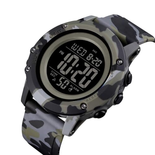 CKE Men's Digital Sports Watch Large Face Waterproof Wrist Watches for Men with Stopwatch Alarm LED Back Light2