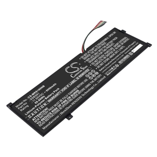 Batterie Ordinateur Portable 6050mAh pour Mechrevo 16 Pro, Remplacement SSBS81 Techtek