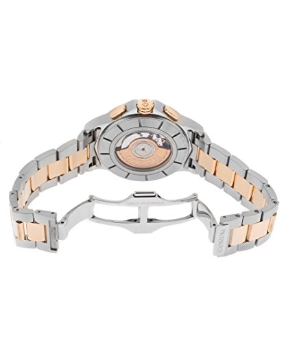 Corum 984-101-24-V705-An11 Men's Admiral's Cup Legend Auto Chrono Ss and 18K Rose Gold Black Dial Watch2