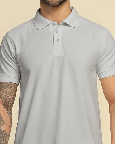 Image of VastraVibes Men's Polo Regular Fit T-Shirt