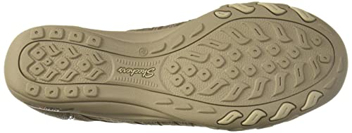 Skechers Arch Fit Comfy Paradise Found Womens Shoes Size 8.5, Color: Taupe-Beige/Cream