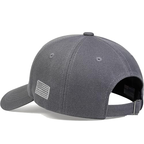 Image of IZUS Women USA-Flag Baseball-Cap American Patriotic Baseball Hats Men's Distressed-Cotton Dad-Hat for Adult Teens
