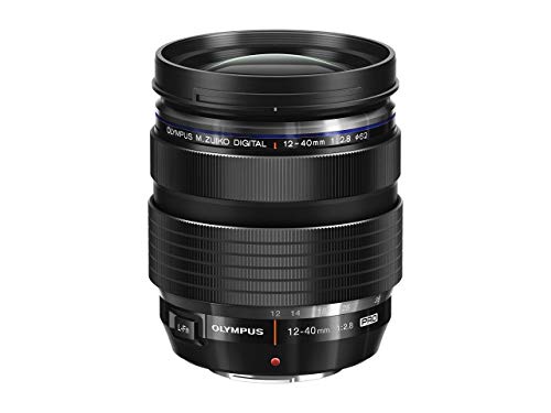 Olympus M.Zuiko Objectif Digital ED 12-40mm F2.8 PRO, zoom universel, compatible tout appareil Micro 4/3 (modèles Olympus OM-D & PEN, Panasonic G-series), Noir