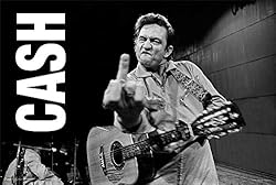 Johnny Cash Giving The Finger Classic Rock Country Music Poster Johnny Cash Giving The Finger Classic Rock Country Music Poster