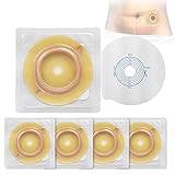 2 Piece Ostomy Skin Barrier Ring, Colostomy Bag Cover Pre Cut Tape for Ileostomy Stoma System Care, Outer Dia.4