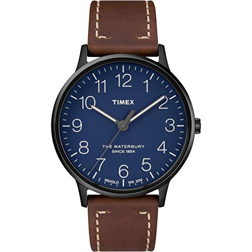 Timex Waterbury Classic 40mm Leather Strap Watch TW2R25700