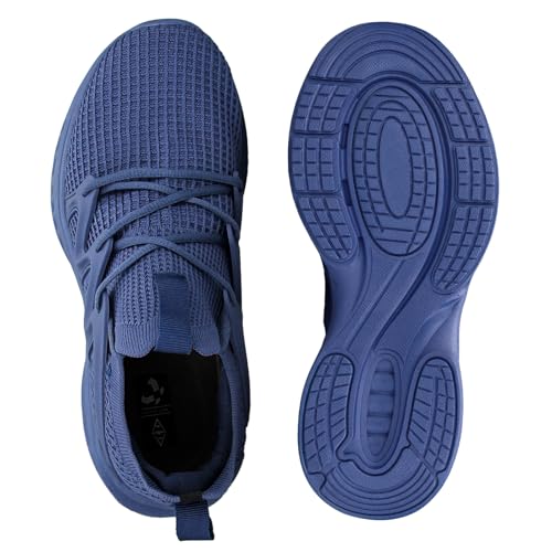 Image of Pujcs Men's Slip On Walking Shoes - Lightweight Breathable Mesh Sneakers for All Day Standing,Non Slip Shock Absorbing Athletic Footwear for Gym,Travel & Work