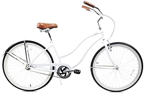 Loco Cycles Single Speed Step-Thru Womens Beach Cruiser