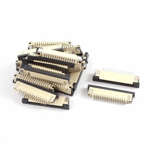 Tool parts 20Pcs Bottom Connect 15Pin 1.0mm Pitch FFC FPC Ribbon Sockets Connector
