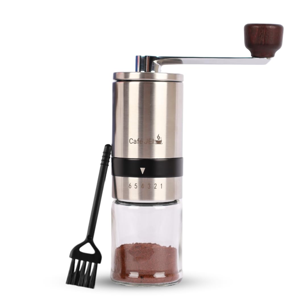 Buy Cafe JEI Manual Coffee Grinder with Adjustable Settings Ceramic