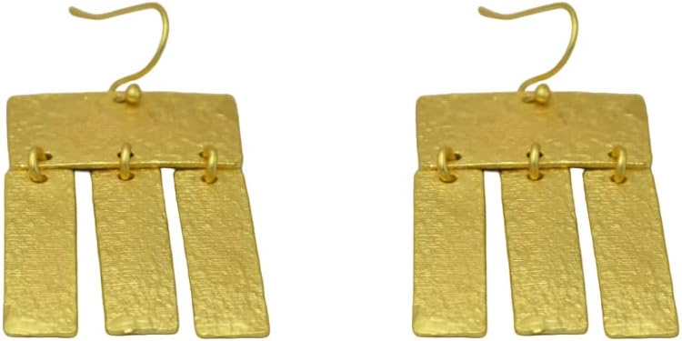 DeKulture Handmade Jellyfish Drop Flash Gold Plated Dangle Earring for Women