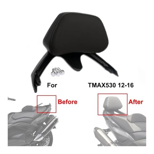 Appui-dos de passager arrière moto TMAX530 modification vis 2012-2016 - 2
