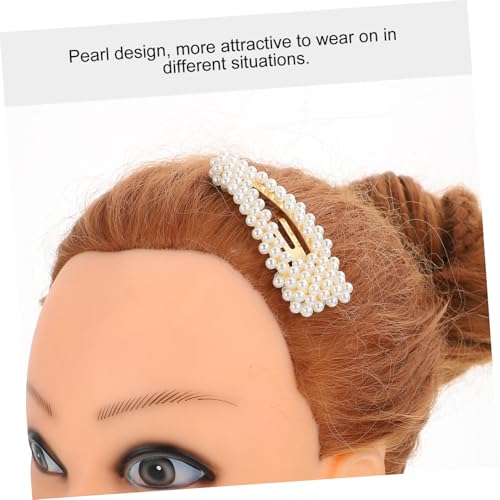 Pinces à cheveux perles : solution coiffure anti-glisse chic pour filles - 6