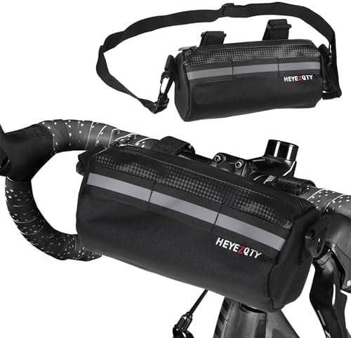 Produktbild von Hitopin Fahrrad-Lenkerkorb Tasche – Wasserdicht, 5 Liter, Mit Durchsichtigem PVC-Fenster Für Handy