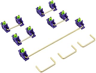 Sunzit Stabilizers Plate Mount 2U 6.25U Stabilizer Satellite Axis Mechanical Keyboard Customized Repair Plate Stabilizers for Cherry MX Mechanical Keyboard (7x2u 1x6.25u)