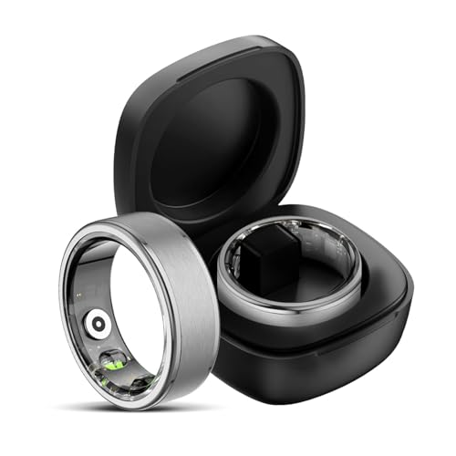 findtime Anillo inteligente para hombres y mujeres, anillo inteligente para Android, iOS, anillo de fitness, podómetro, frecuencia cardíaca, oxígeno en sangre, monitor de sueño, contador de pasos