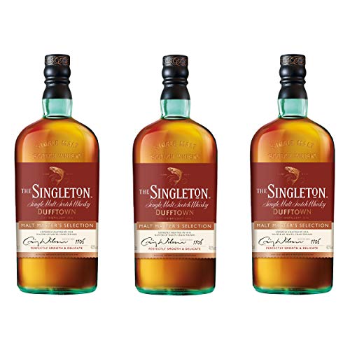 Singleton Of Dufftown 737435 Malt Master - Botella de Whisky (3 Unidades, Alcohol, 40%, 700 ml)