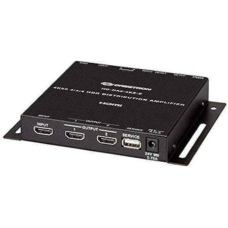 Amazon Com Crestron Hd Da 2 1 To 2 Hdmi Distribution Amplifier Audio Converter Electronics