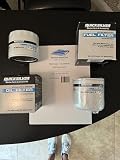 Quicksilver Filter Fuel 802893Q01 & Oil 866340Q03 OEM Mercuruiser Filter (Combo Pack)