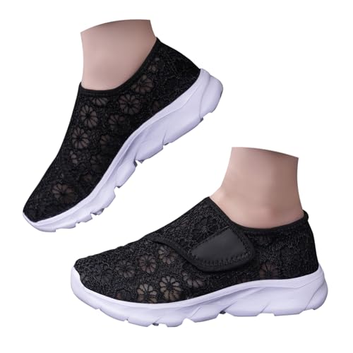 Zapatos de caminar para mujer anchos que alivian tus pies con suela gruesa y suave 4