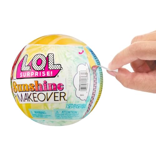 L.O.L. Surprise Sunshine Makeover Tots With 8 Surprises - Uv Colour Change In The Sun And Accessories - 1 Limited Edition Doll - 12 To Collect - For Girls Age 4+, Yellow - 6