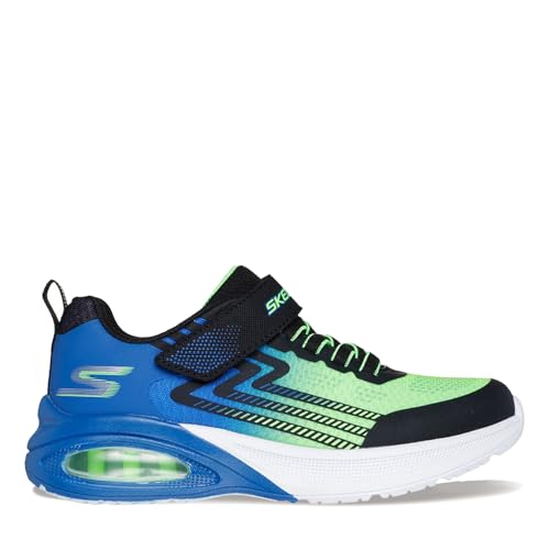 Skechers Boy's, Microscope Max Advance Sneaker - Wide Width - Little Kid Black/Blue/Lime2