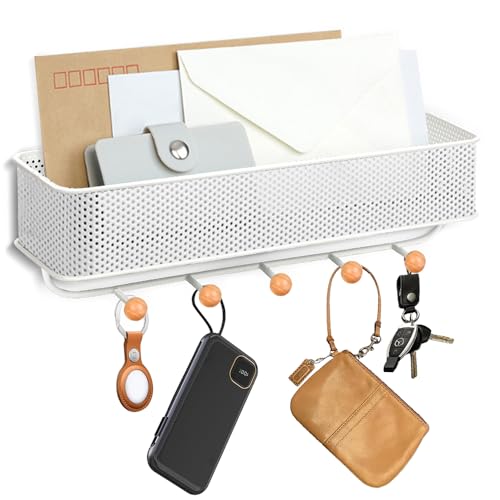 Porta Chave Parede Branco Decorativo Criativo, Porta Chaves, Port...