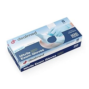 Dealmed Nitrile Exam Gloves – Powder-Free, Latex-Free, Disposable Medical Gloves