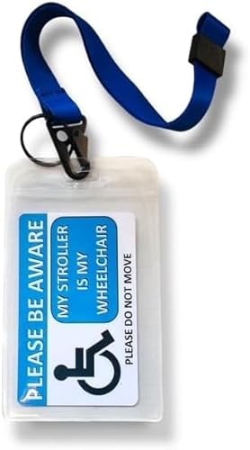 Medical Alert Tag Wrist Lanyard, My Stroller is My