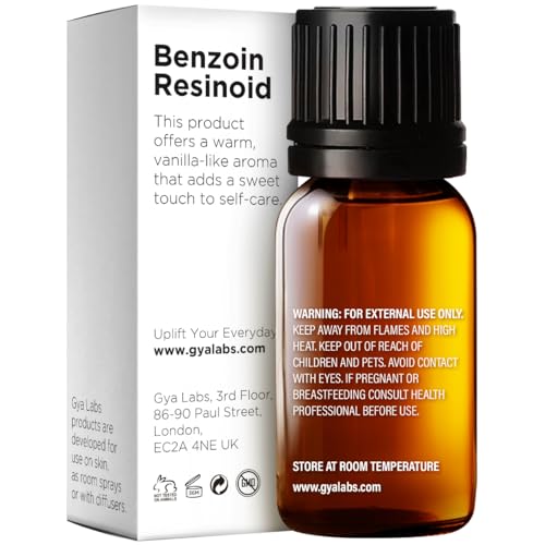 Image of 100% Pure Benzoin Resinoid Essential Oil - 0.34 Fl Oz - Benzoin Resinoid Oil for Hair, Skin, Diffuser, Aromatherapy & DIY Candle Making Scent