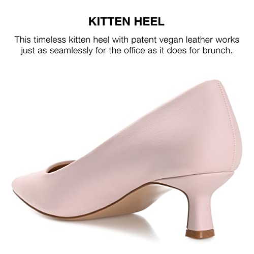 Journee Women's Celica Kitten Heel Pumps3