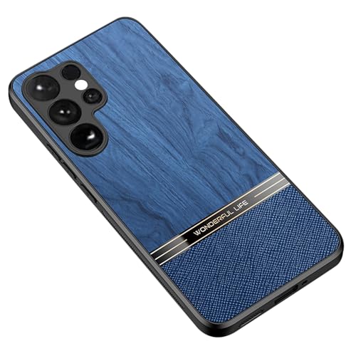 Étui pour Samsung Galaxy S25 Plus coque fine bleu anti-traces de doigts
