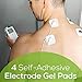Beurer EM44 TENS Unit Muscle Stimulator with 50 Intensity Levels for Muscle Pain Relief, Muscle Stimulator Includes 4 Electrode TENS Pads, Belt Clip, and Batteries with Tens Machine