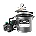 PB Motor Tech 3 Gallon Vacuum Chamber Kit with Tempered Glass Lid - 4.5CFM Vacuum Pump. 38 Micron Vacuum Pump Kit (Oil Not Included) - Ideal for Wood Stabilization