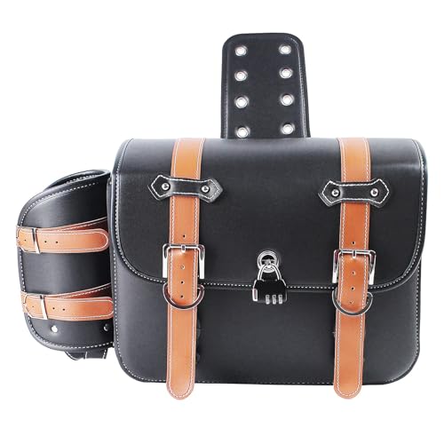 Sac de selle moto universel marron antichoc pour éviter la perte de vos outils